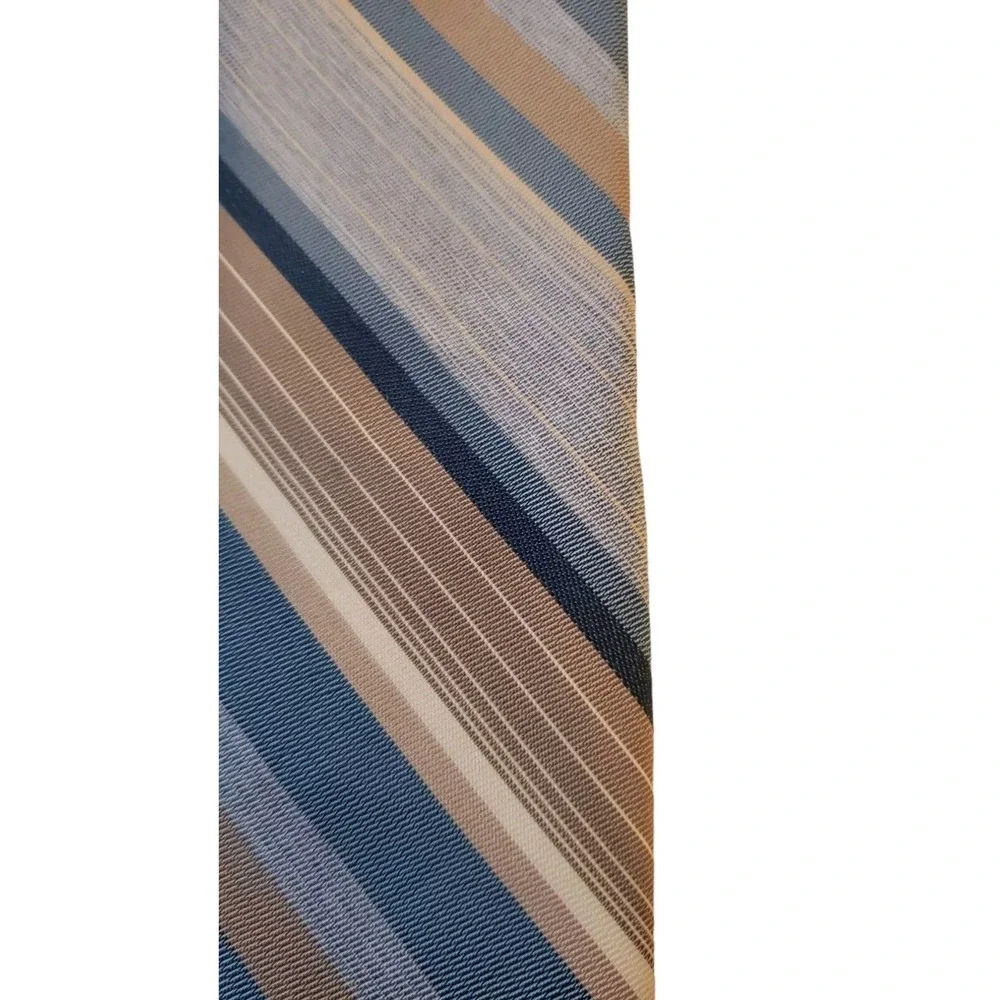 Vintage Diagonal Striped Dayton's Men's Store‎ Blue Tan 70's 80's Retro Neck Tie
